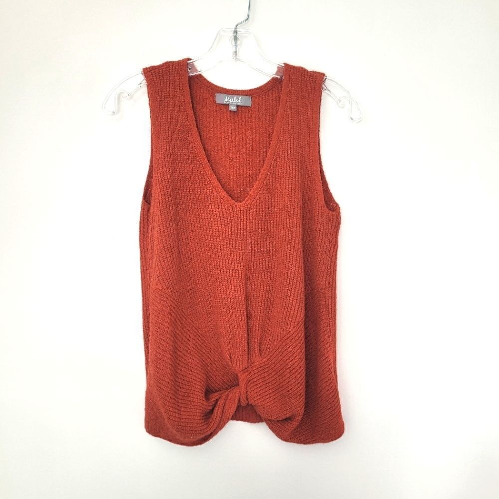 MARLED twist front knit tank
